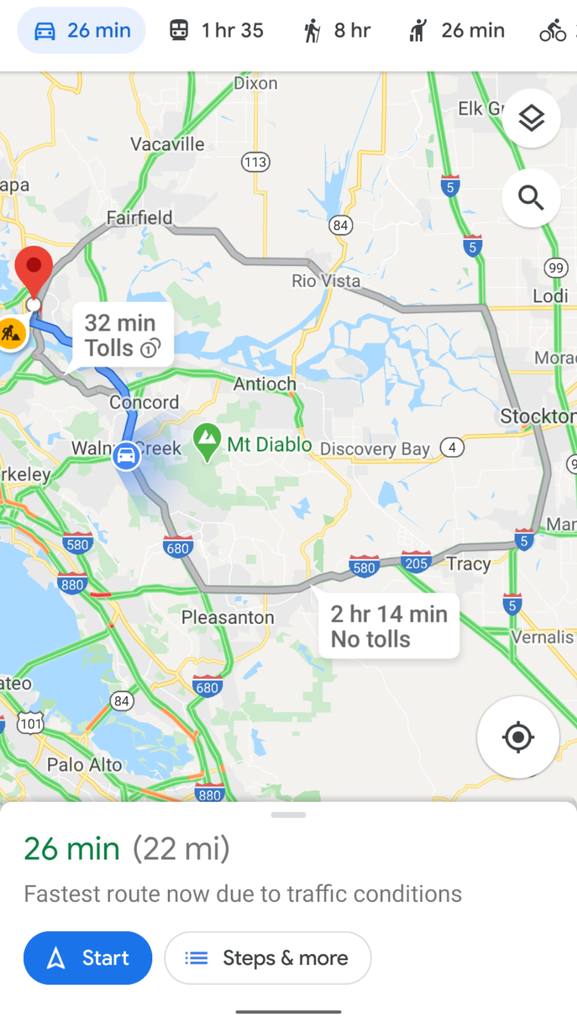 Road Trip? Google Maps Can Now Tell You How Much You'll Pay in Tolls