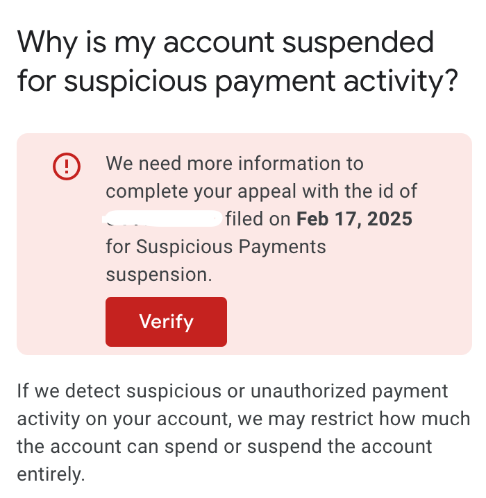 My account is suspended - Google Ads Community