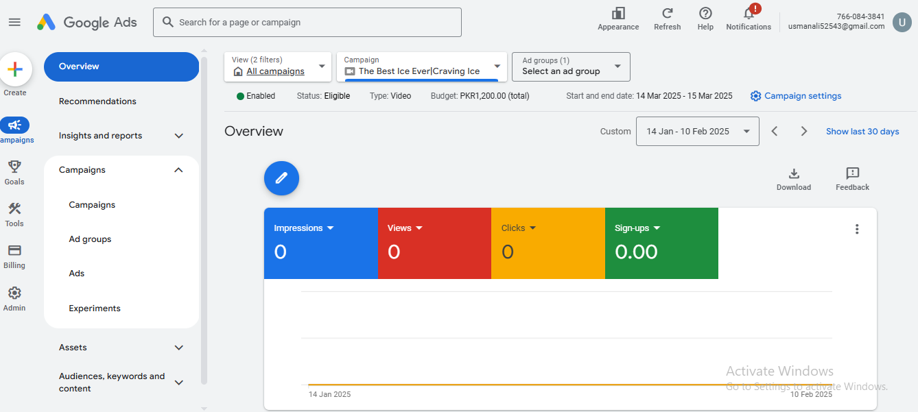 impression is not showing in my google ads account but ad is illigble. - Google  Ads Community