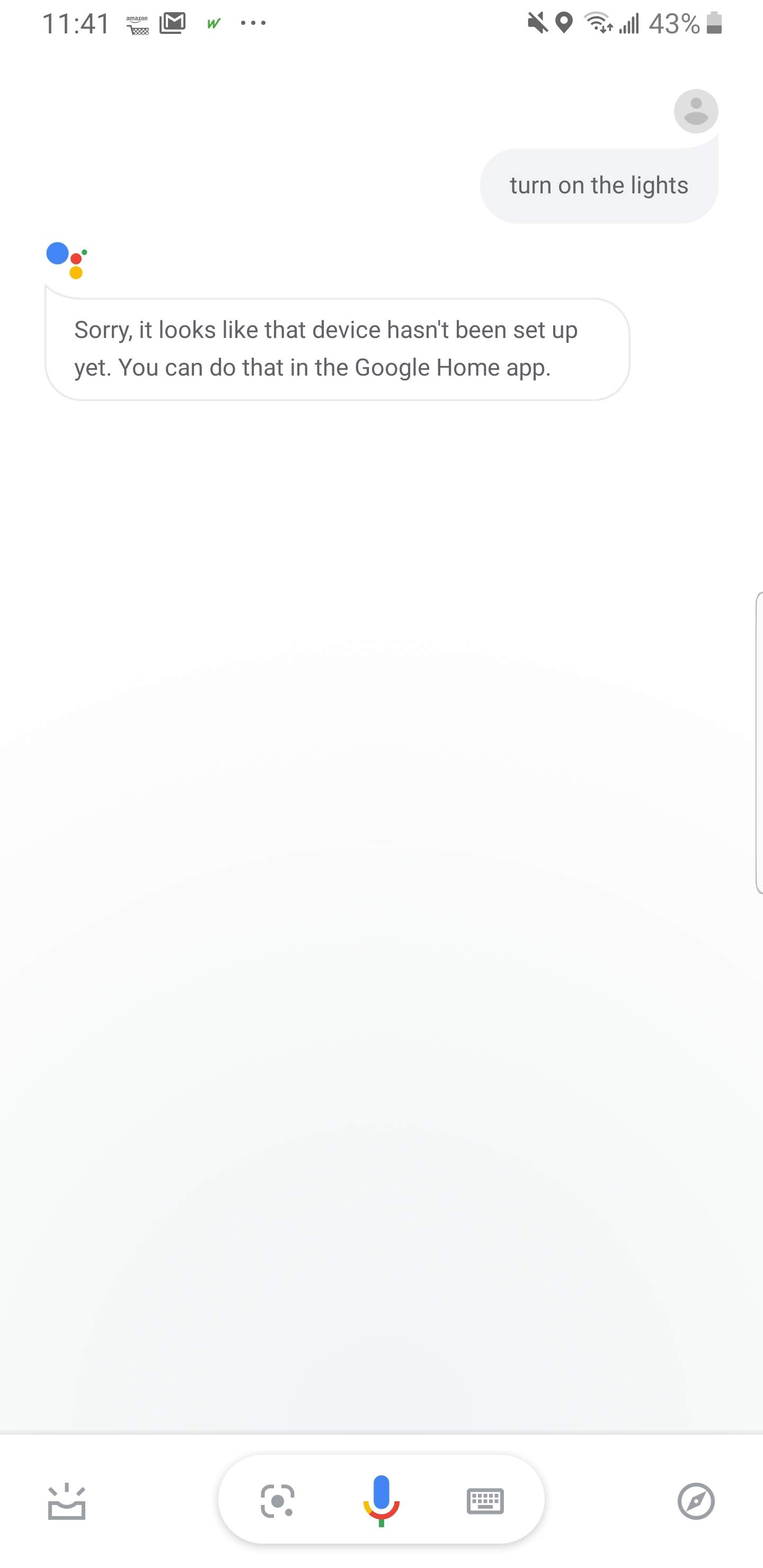 google turn my lights on