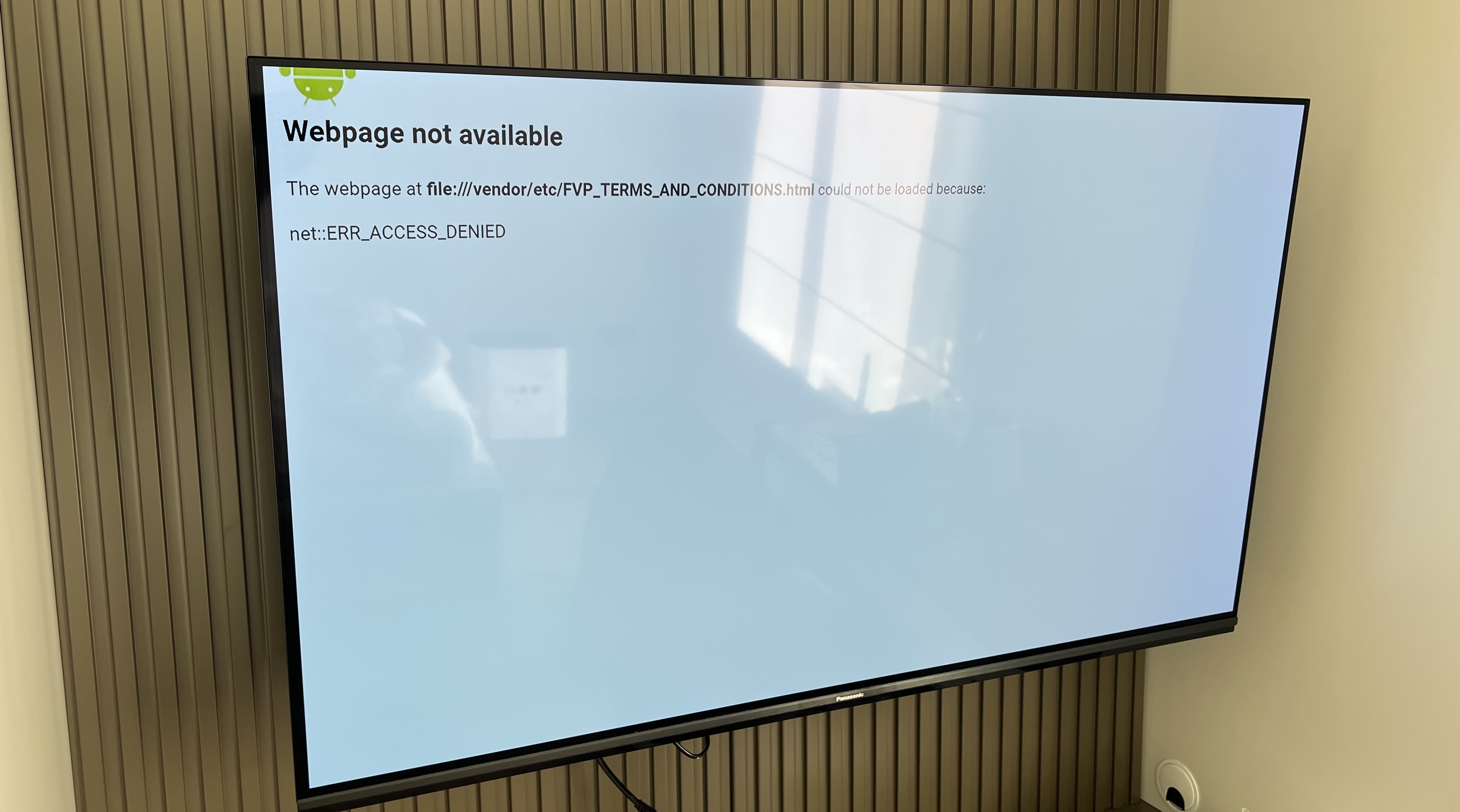Panasonic TV problem - Google TV Community Panasonic TV problem - Google TV Community