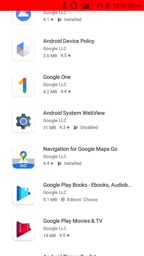 Why my Android System Web View 😡 is disable? I tried so many times in