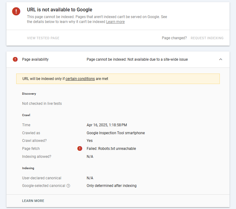 Troubleshooting Robots.txt Issues with Google Search Console