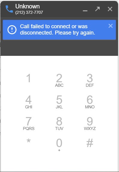 unable to connect to chat google chat