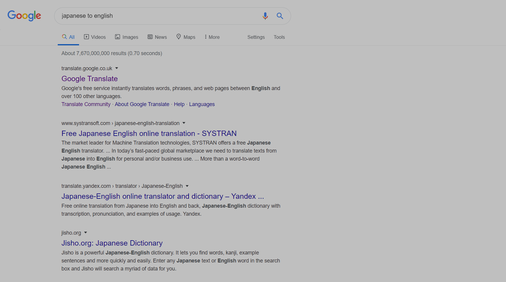 Google Translate On Web Search Shows Up Then Instantly Goes Away Google Chrome Community