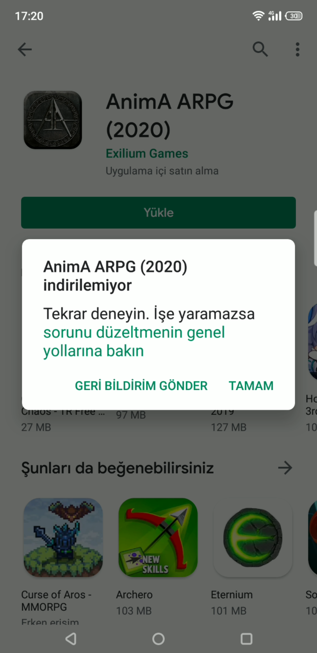 google play den uygulama yuklerken sorun olusuyor ve indirmiyor google play toplulugu