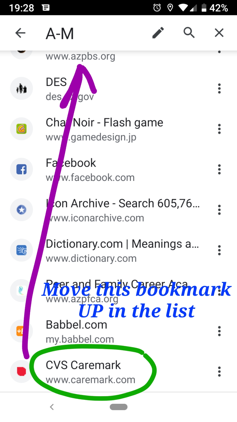 how to create a bookmark for a document in chrome