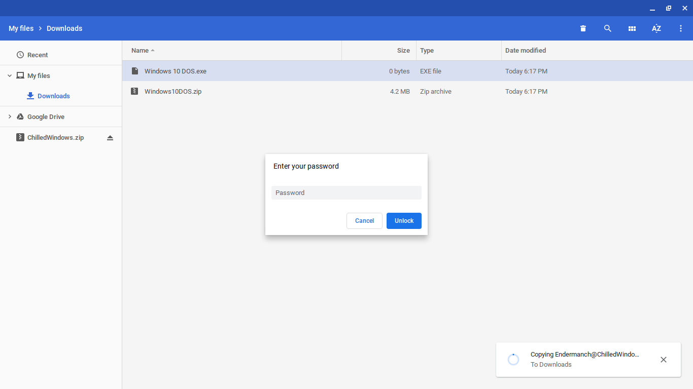 how to use google drive to share large files