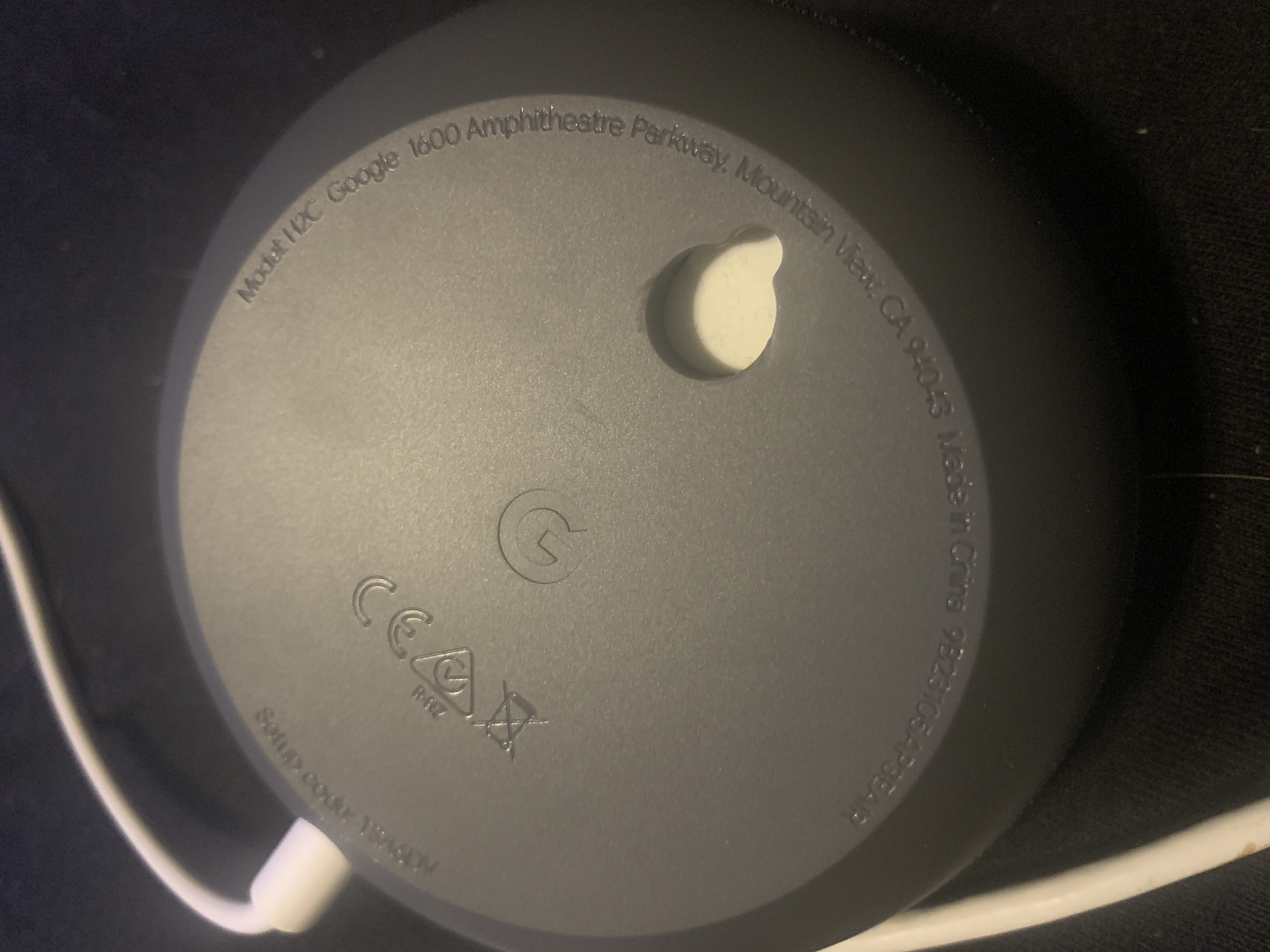 google home mini no lights