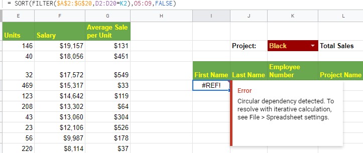 Google Sheets Filter Function Sort - Sablyan