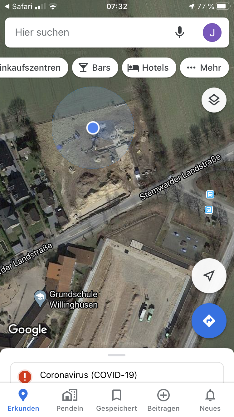 Ich Wohne In Einem Neubaugebiet Wie Lasse Ich Dieses Bei Maps Hinterlegen Das Man Es Findet Google Maps Community