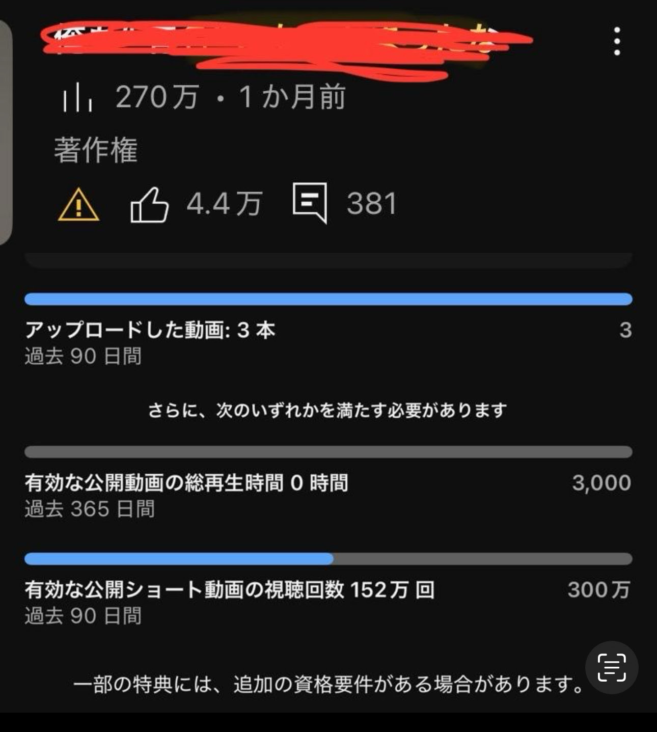 youtubeshortにおける収益化について - YouTube コミュニティ