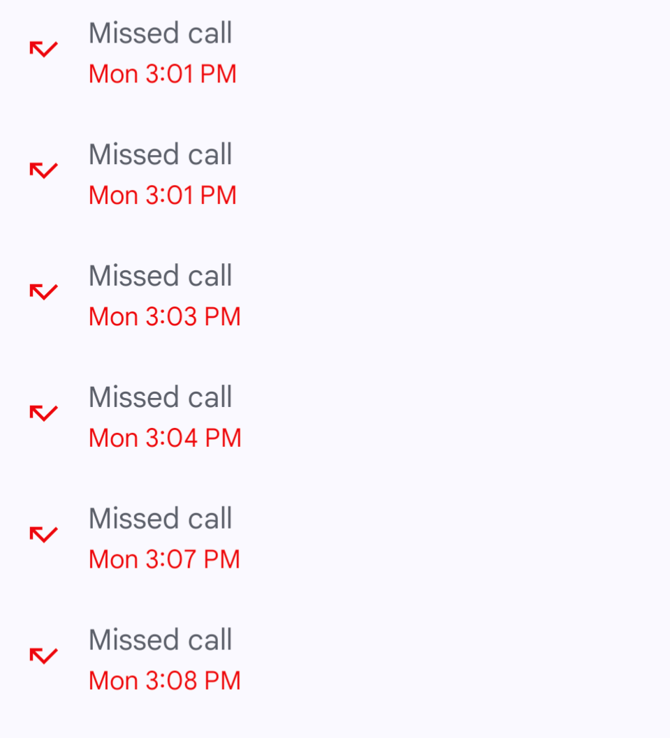 What Was My Missed Call