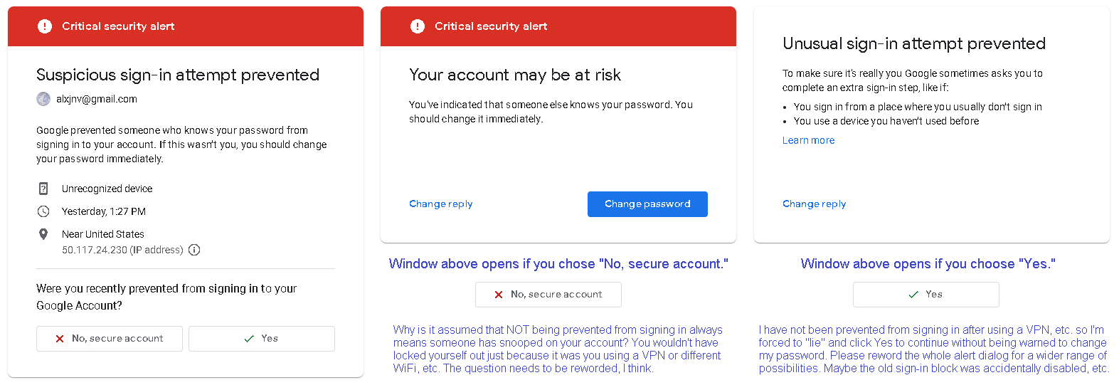 Secure account перевод