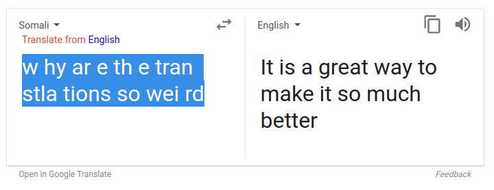 Somali To English Bug Google Translate Community