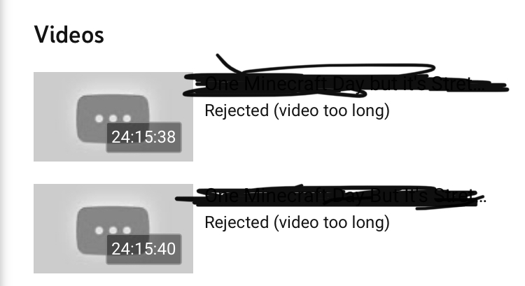 how to upload a youtube video that is too long