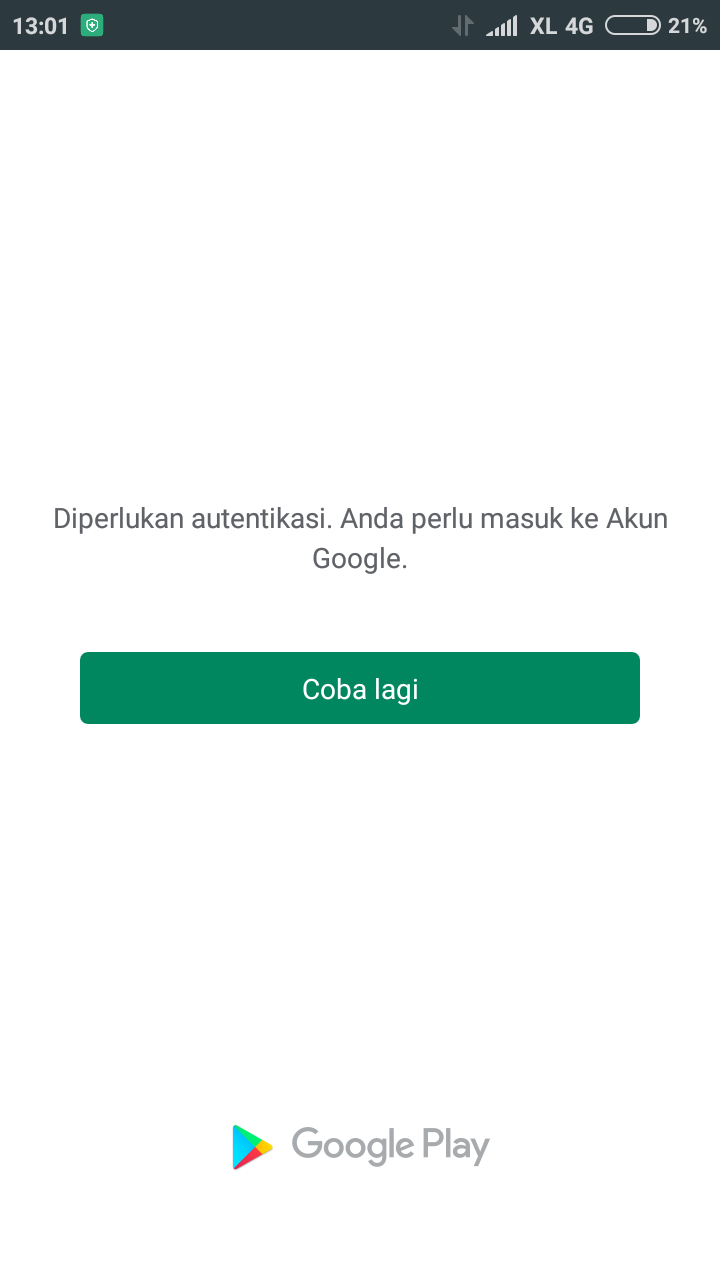 Diperlukan Autentikasi Anda Perlu Masuk Ke Akun Google Maksudnya Apa