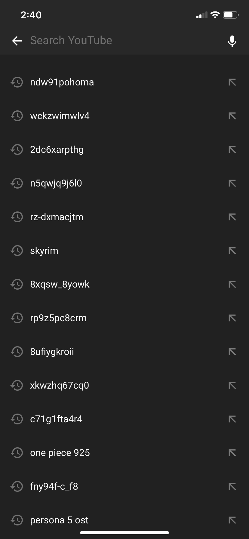 Weird Youtube Video Search History Log? What does it mean? (Mobile App) - YouTube Community Weird Youtube Video Search History Log? What does it mean? (Mobile App) - YouTube Community