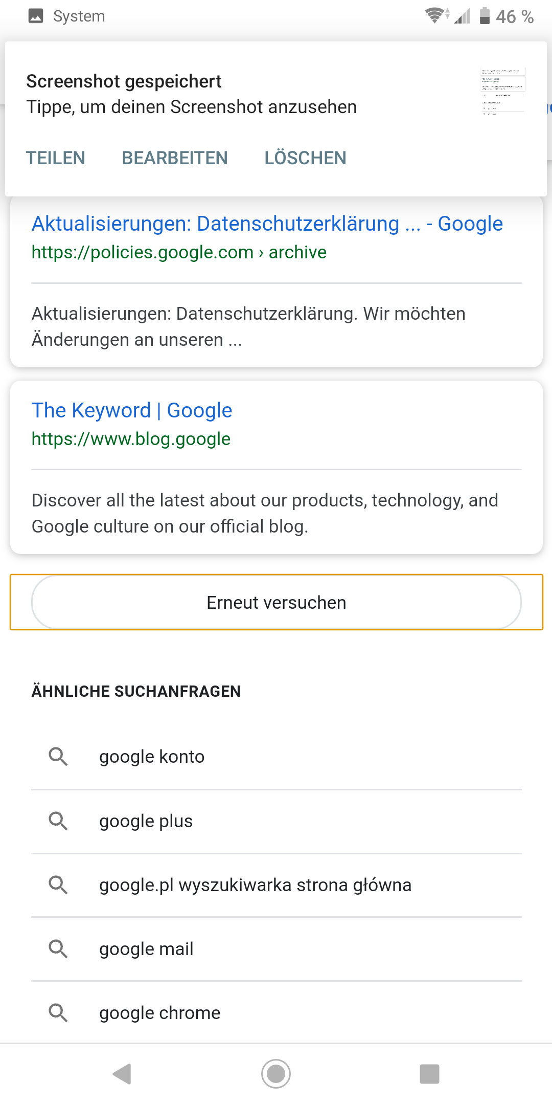 Google-Ergebnis für