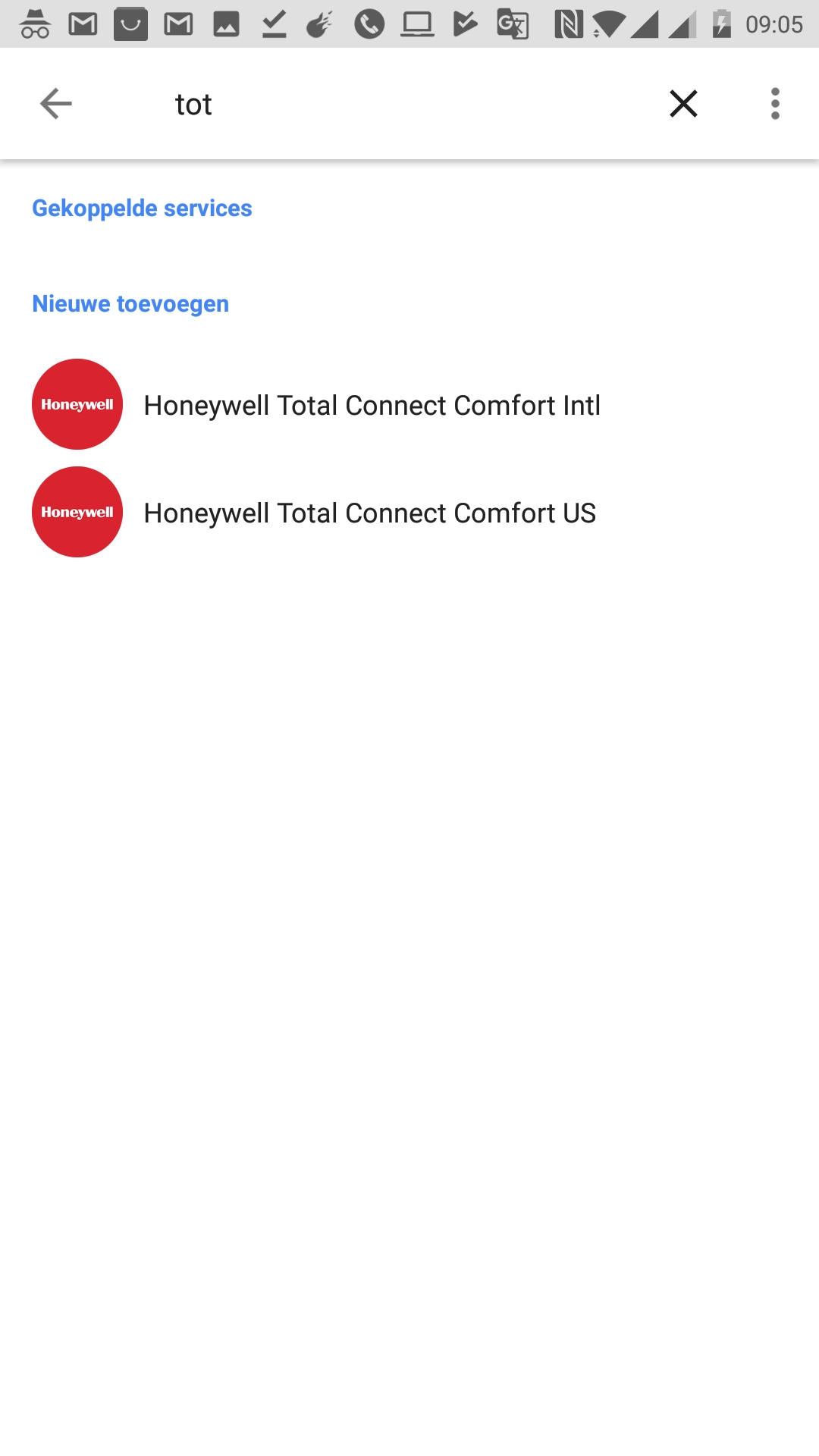 Can T Reconnect Google Home To Honeywell Evohome Total Connect