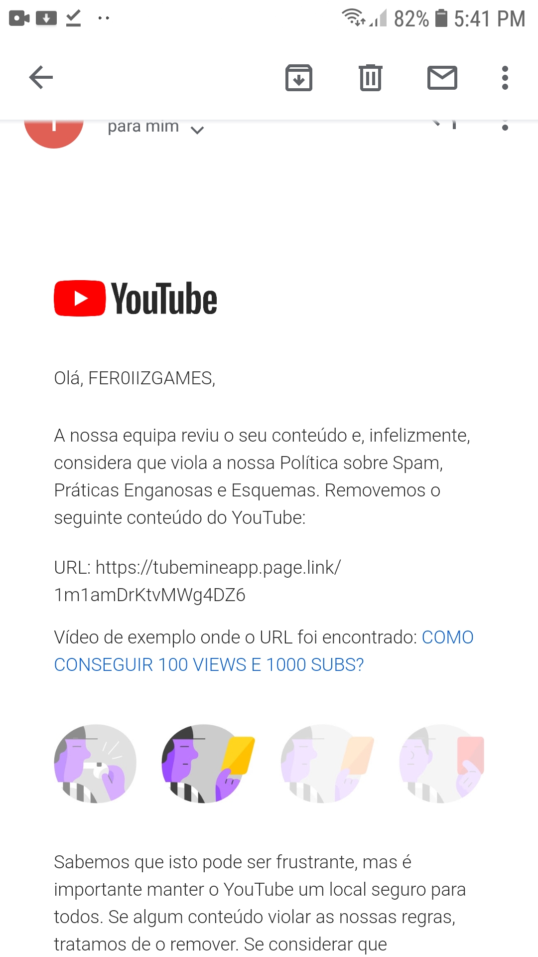 RECEBI UM STRIKE FAKE! - Comunidade