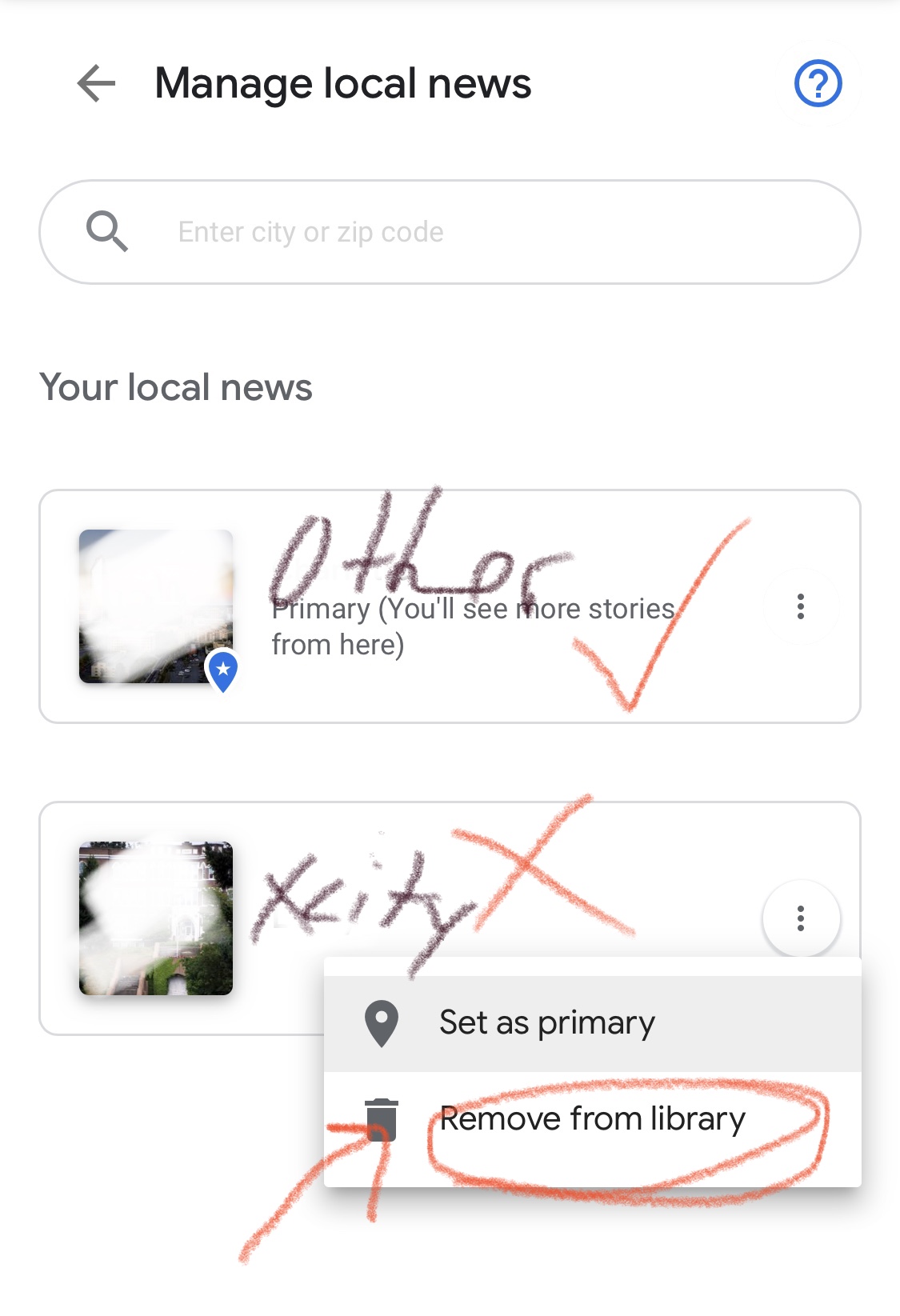 google x news