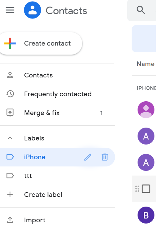 Google Contacts Labels Iphone