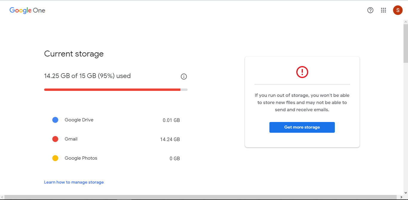 Gmail Storage Not Reset Google Drive Community