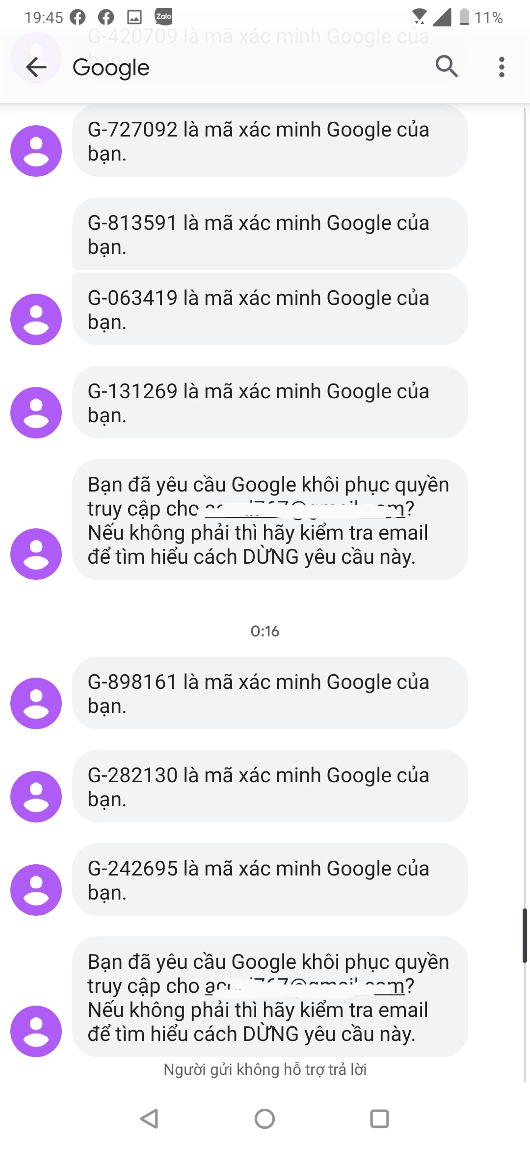 Số Đ.Thoại Đăng Kí Lấy Dc Mã Xác Minh, Nhớ Email Khôi Phục. Vậy Mà Mình  Không Thể Tìm Được Mật Khâủ - Cộng Đồng Tài Khoản Google