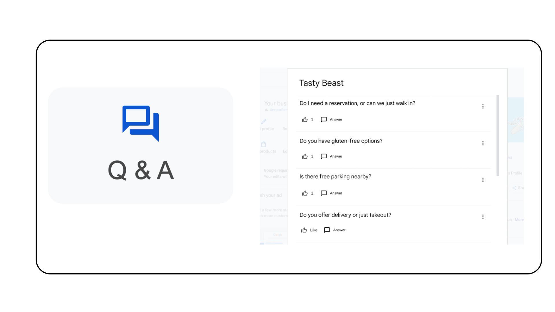 Googleビジネスプロフィールの「質問と回答」の現状について - Google