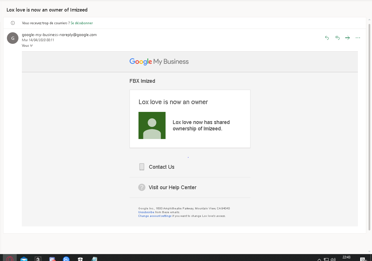 Google Business Compte Hack Youtube Community