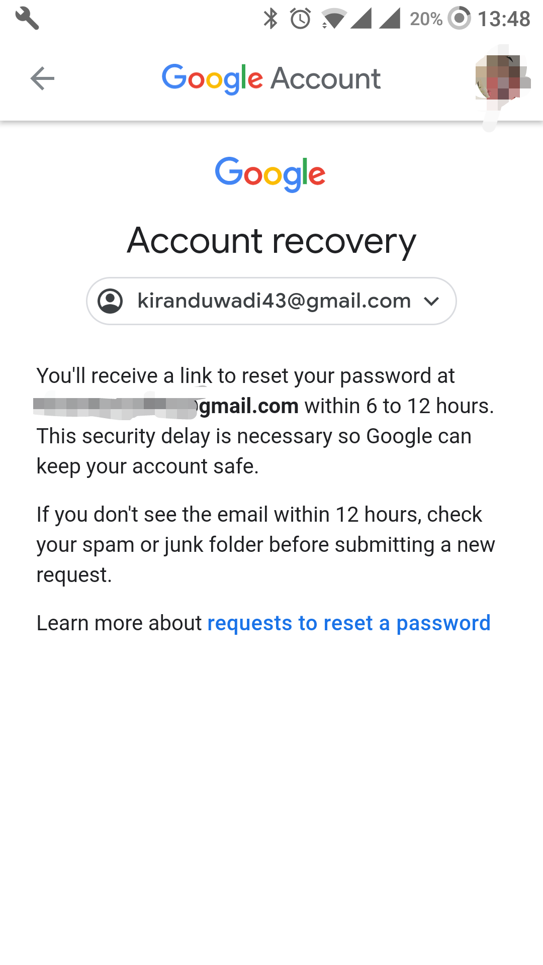 Password Recovery Google Account Community