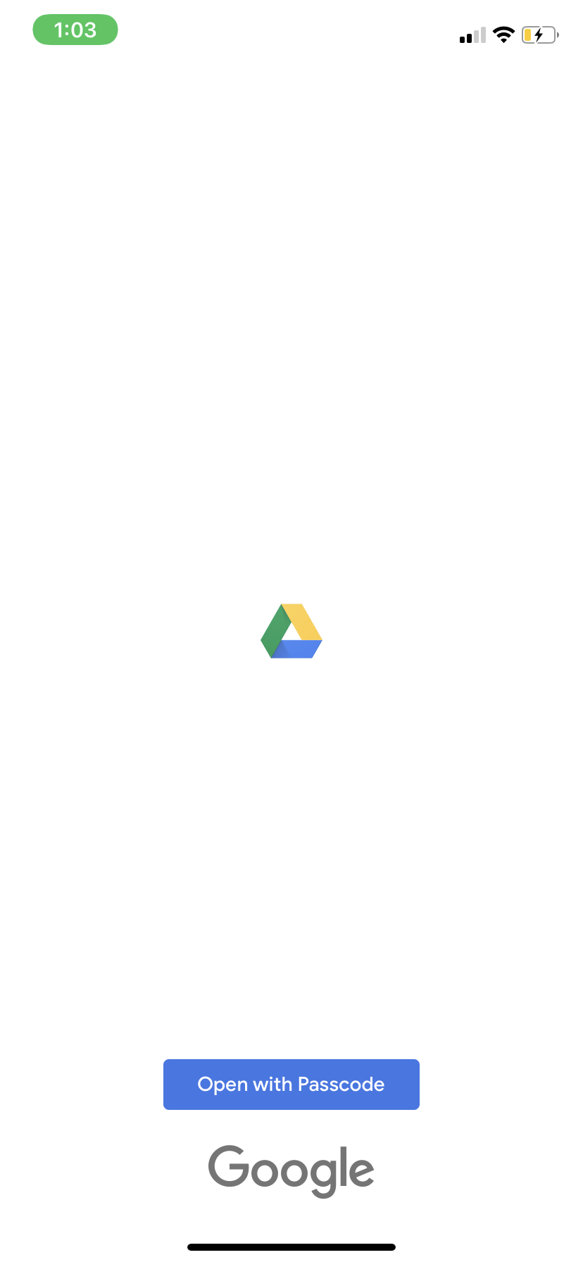 google drive sign in one moment please