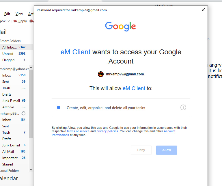 Set up email address in em client for a gmail account mysql workbench navicat