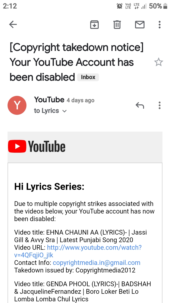 My Channel Got Disabled After 4 Days Ago I Am Recover To Send A Appeal But I Have No Receiv Answer Youtube Community