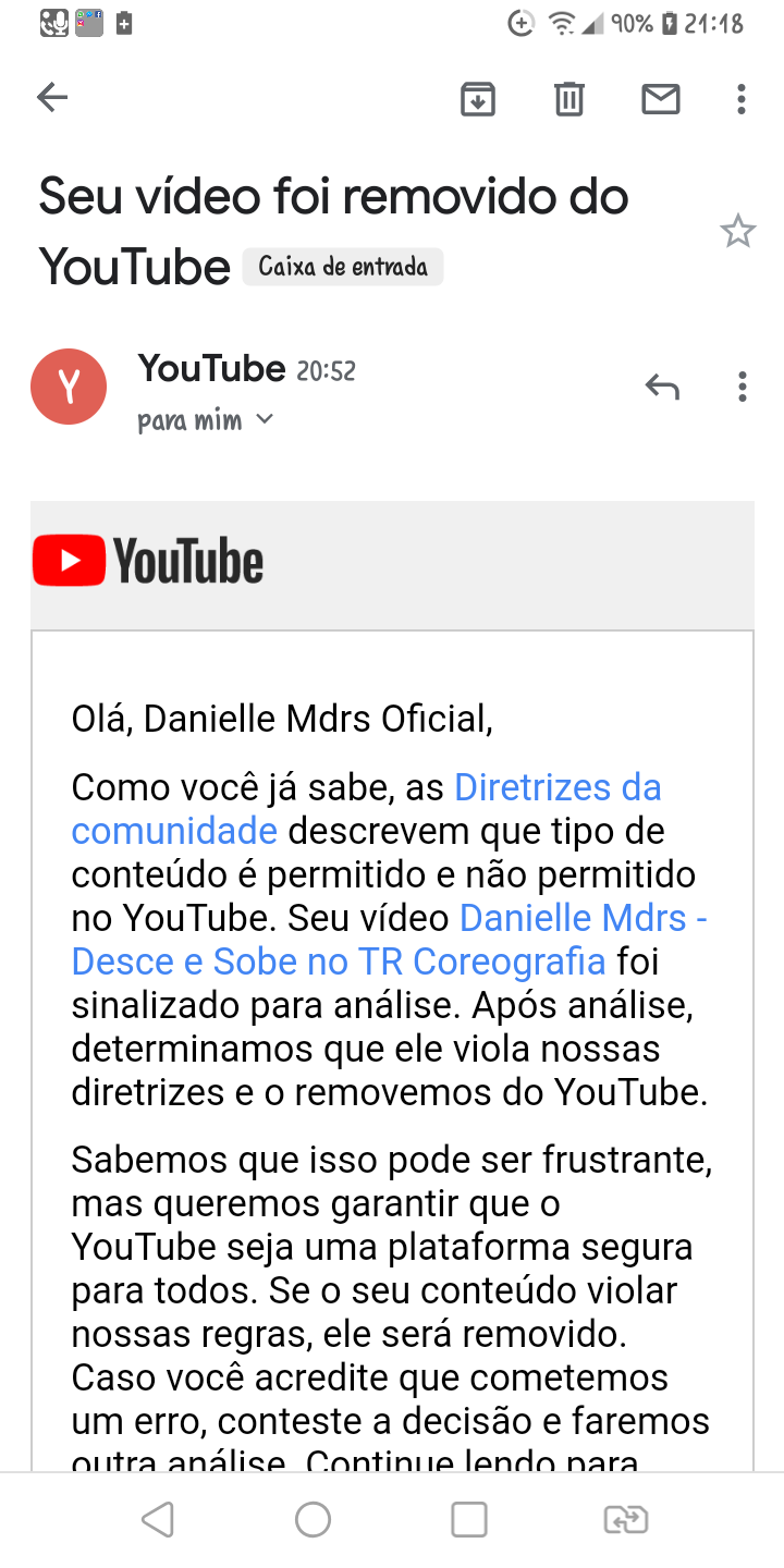 Aprenda a retirar trechos de vídeo no  que violam direitos