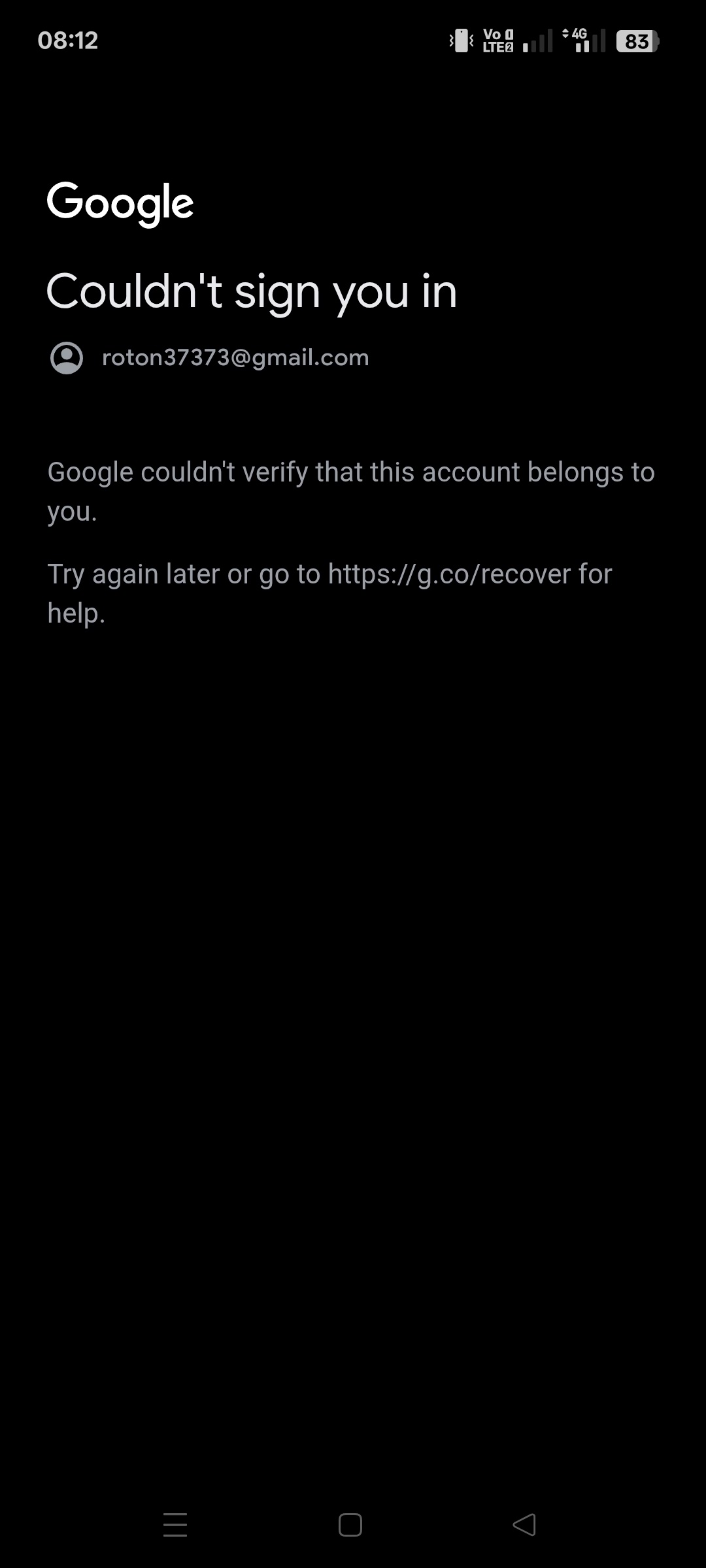my gmail account not recovery please help me - Google Workspace