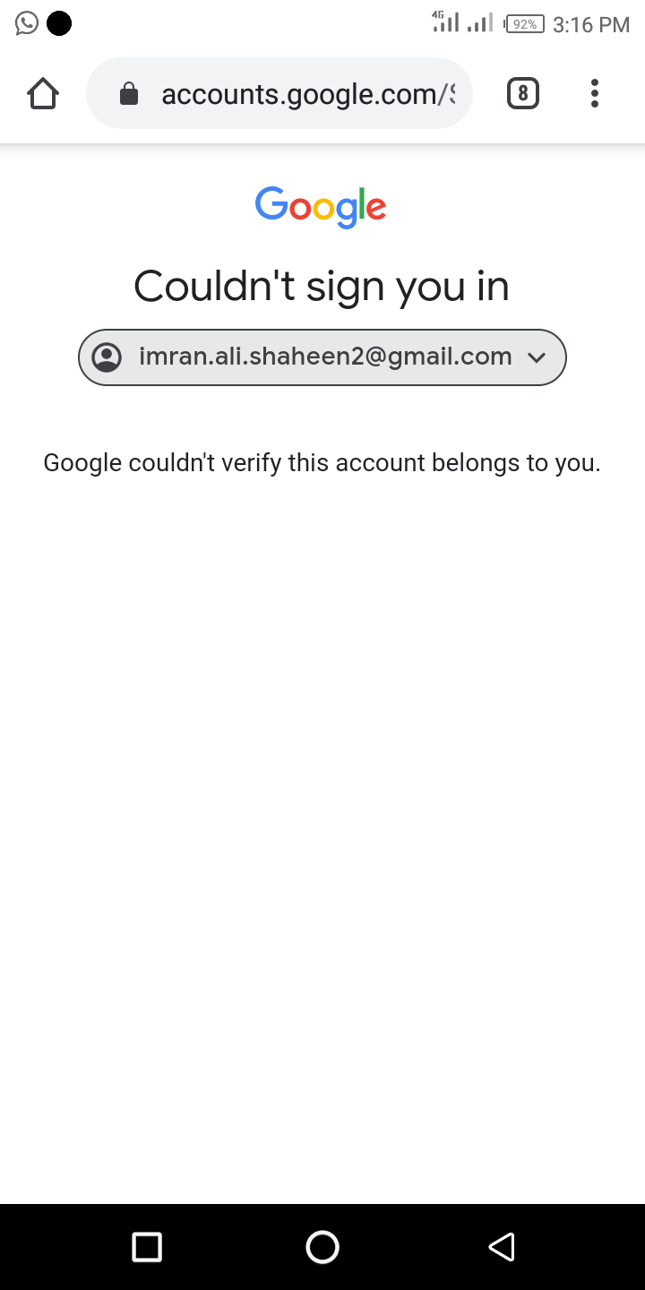 Reecover My Gmail Account Google Account Community