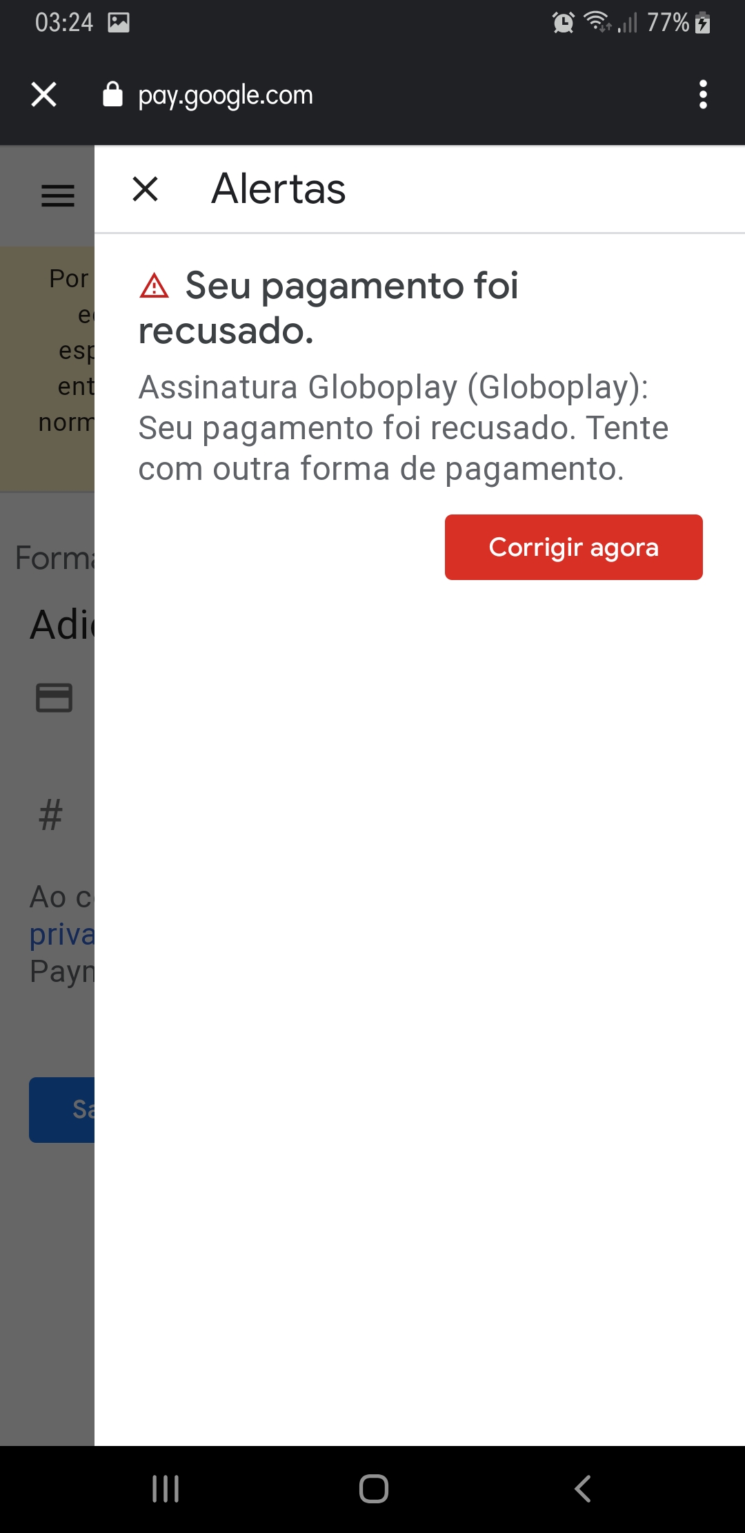 Como pagar assinatura globoplay bloqueada sem fazer outra assinatura mais  cara. - Comunidade Google Play