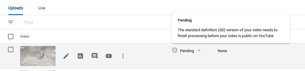 The Standard Definition Sd Version Of Your Video Needs To Finish Processing Youtube Community - my reaction to roblox closing public forums youtube