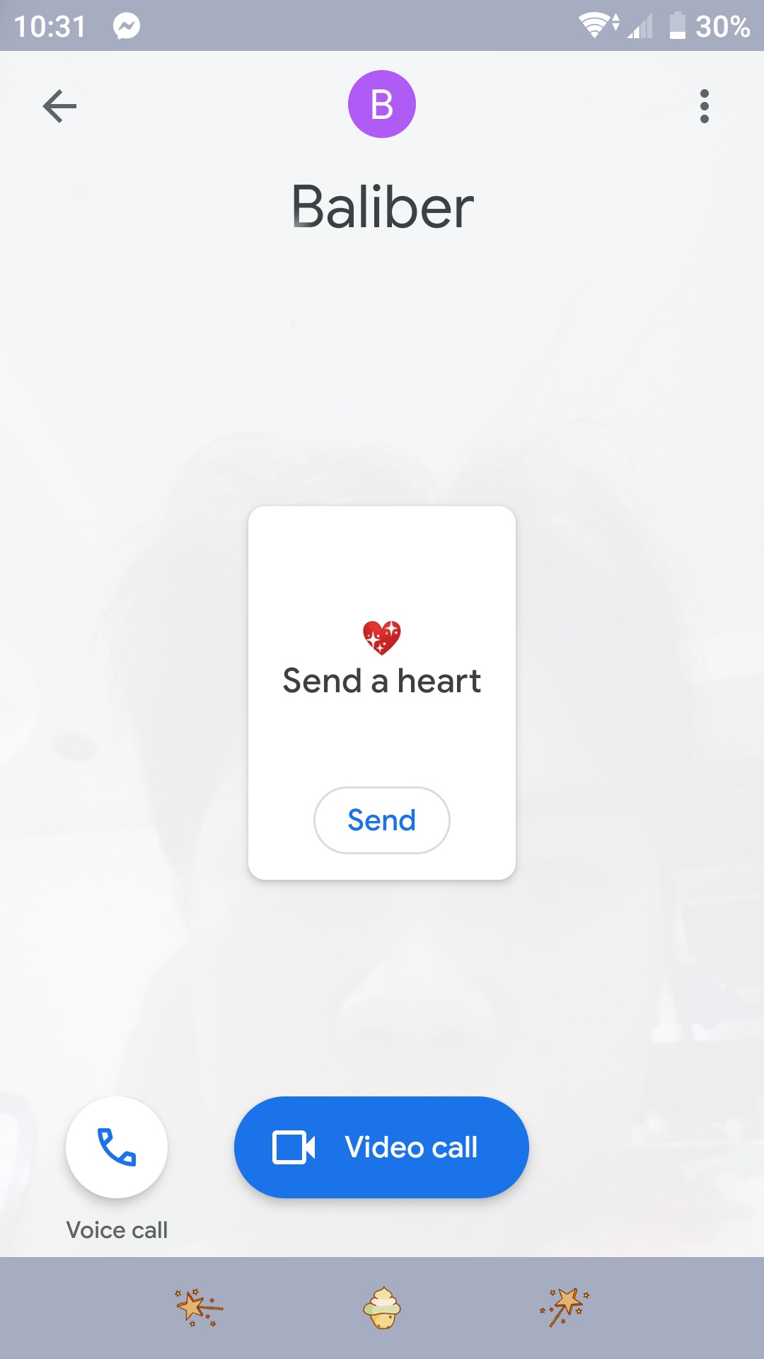 Why i cant send note message to someone who is already connected to google  duo. No message icon - Google Duo Community