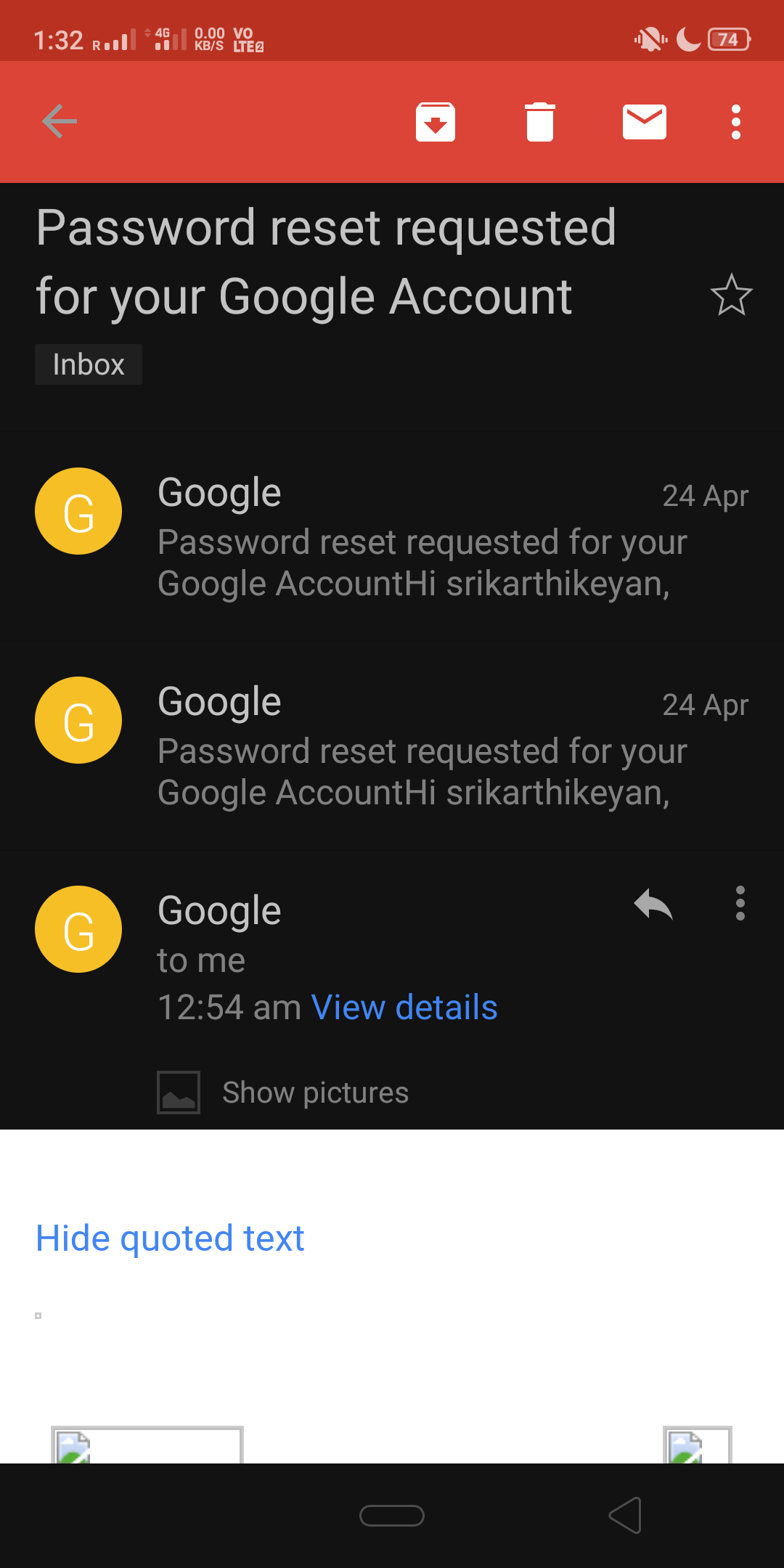 How can I see who tried to log into my Gmail account?