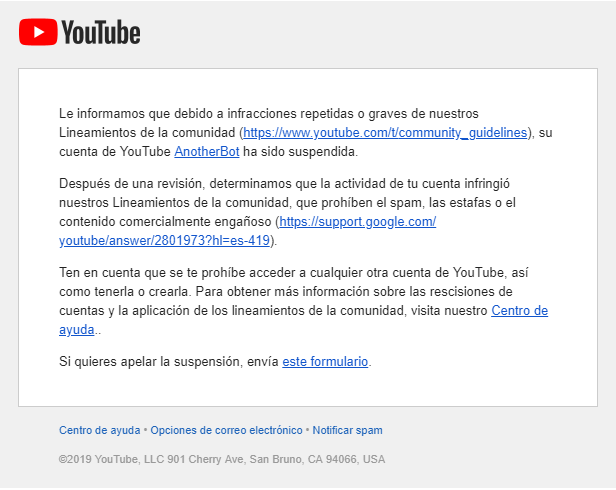 Baneo Injustificado Luego Apelo Y Me Dicen Que No Me Van A Quitar El Ban Y Que Acate La Decision Youtube Community - como recuperar tu cuenta de roblox sin gmail