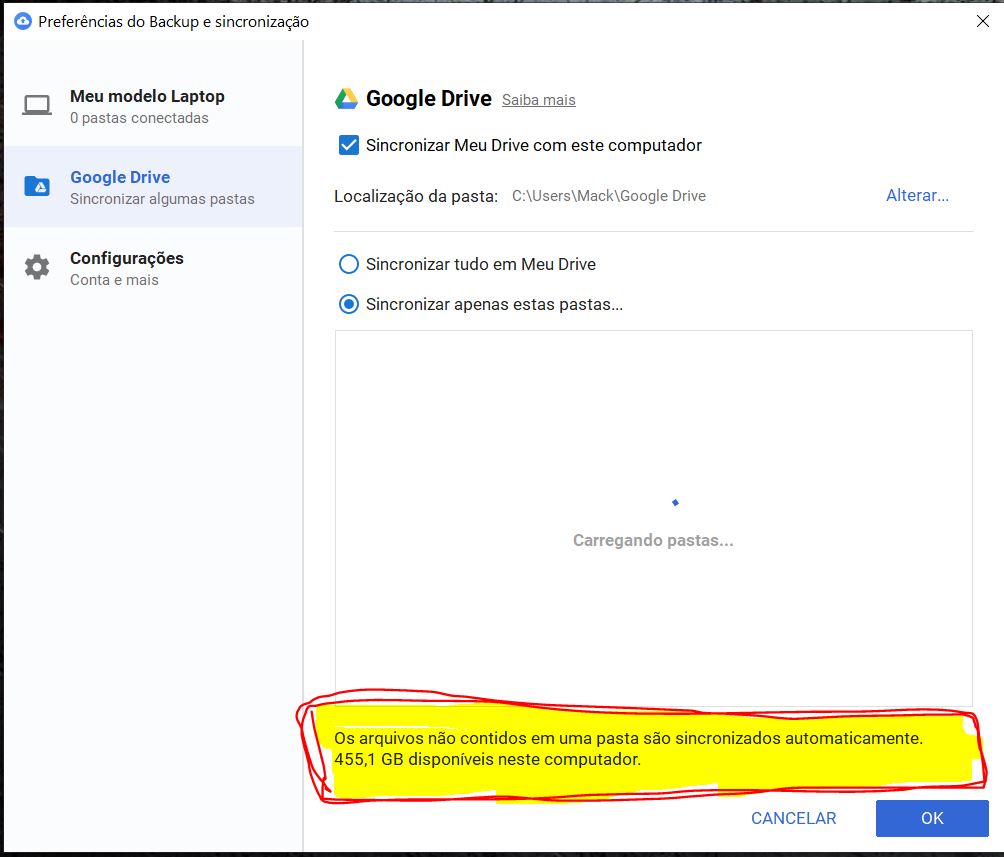 Como entrar e alternar em diferentes contas do Google Drive