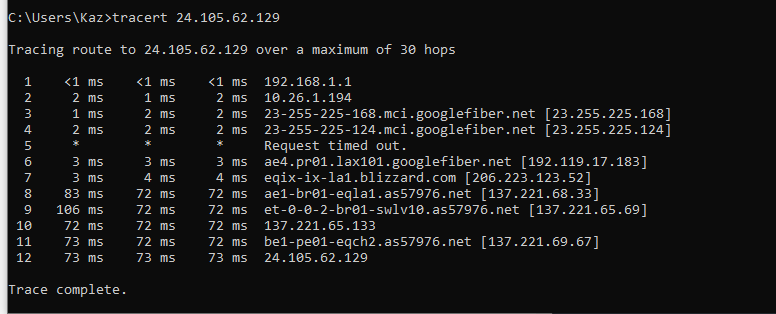 Why Am I Getting Higher Ping To Us Servers With Google Fiber Than