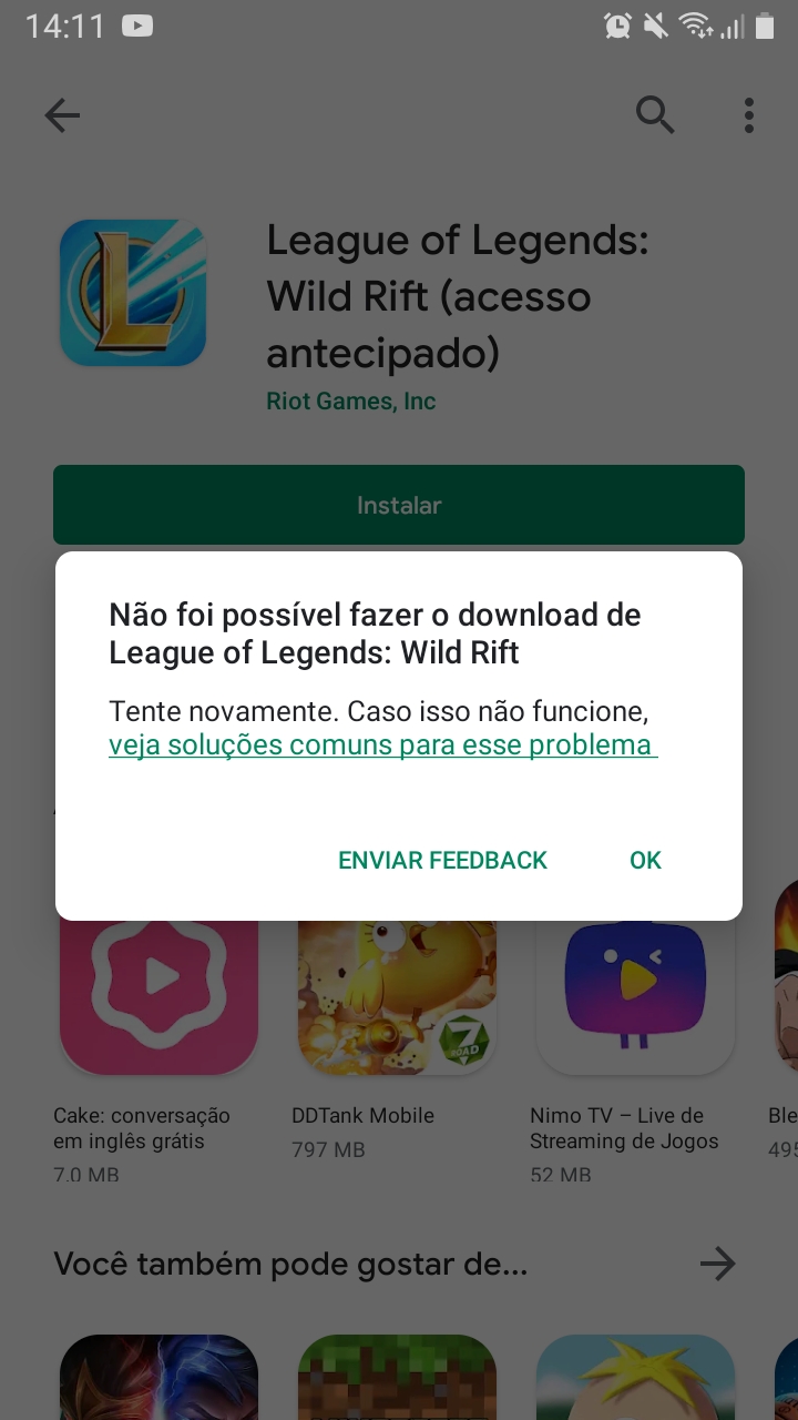 Porque é que não consigo ver os jogos da categoria de acesso antecipado? -  Comunidade Google Play