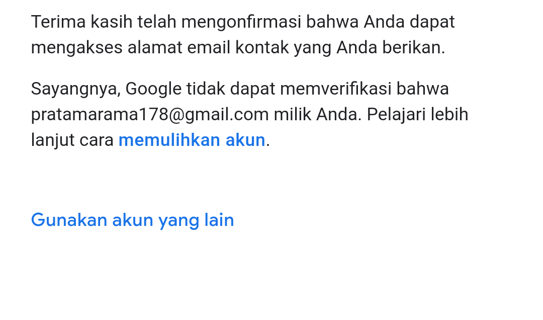 Akun Saya Pratamarama178 Gmail Com Butuh Autentikasi Google Tapi Nomor Saya Mati Dan Hp Saya Dicuri Akun Google Community