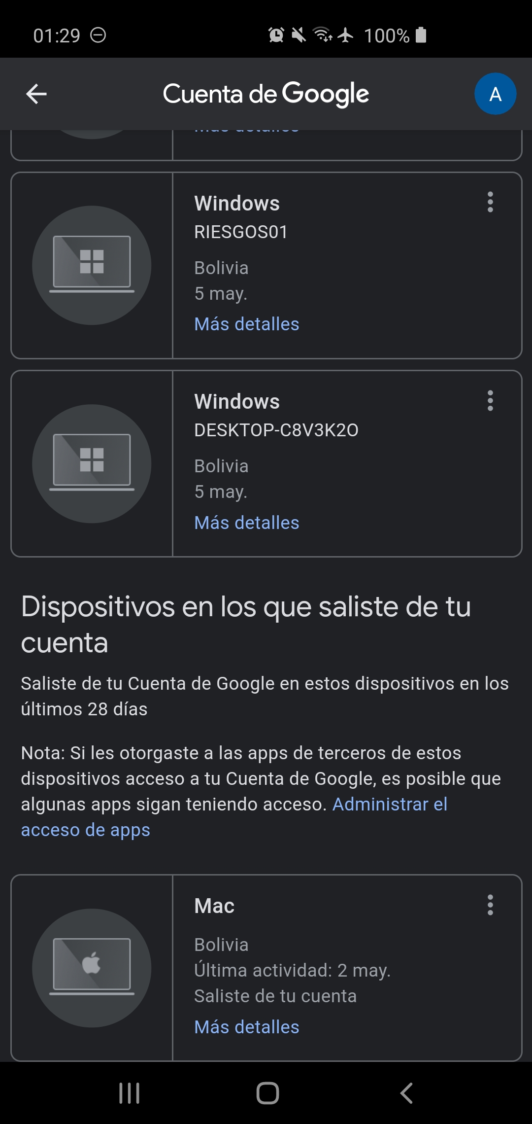 cuscús mamífero Importancia Por qué aparece una pc Mac vinculada a mi cuenta que no autorice y tengo  verificación de 2 pasos? - Comunidad de Cuenta de Google