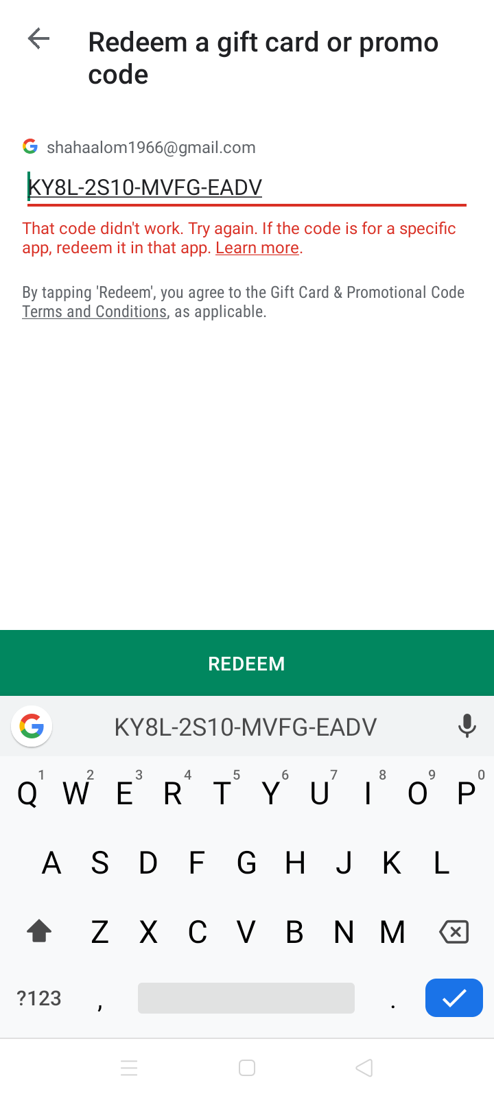 Google play Store screwed up, does anyone know any fix how can I Reedem the gift  card? I won in a competition in office. : r/googleplay