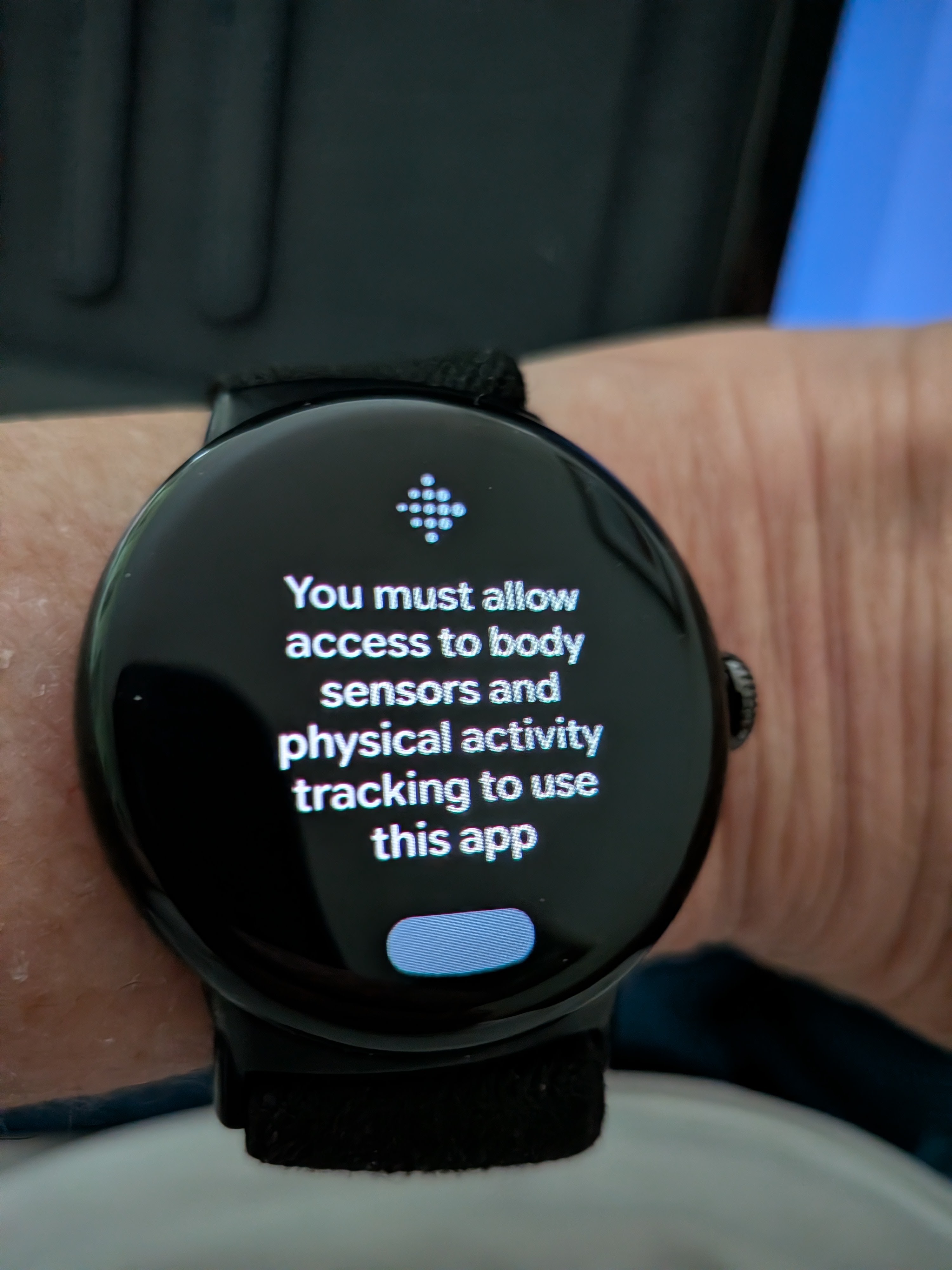 Pixel Watch 2 app permissions Sensors Physical Activity allow all the time